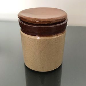 Vintage Moira English Stoneware Mini Jar